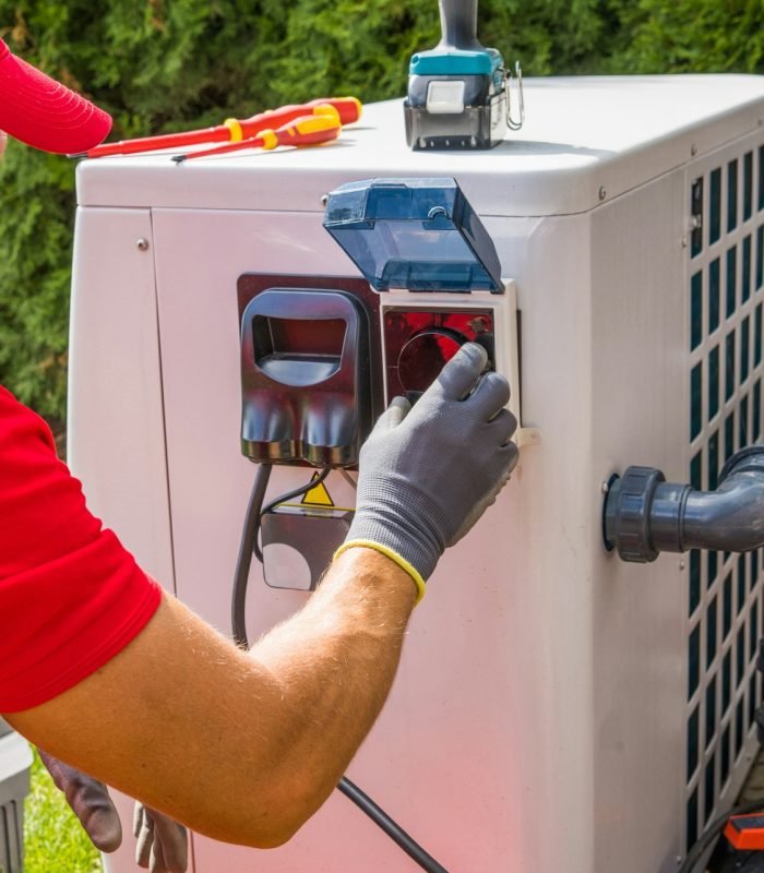 Outdoor Swimming Pool Heat Pump Maintenance